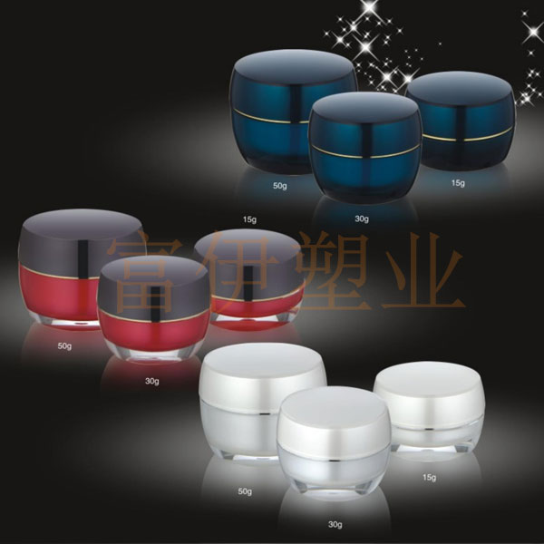 Drum-shaped Acrylic Jar FY-A11b